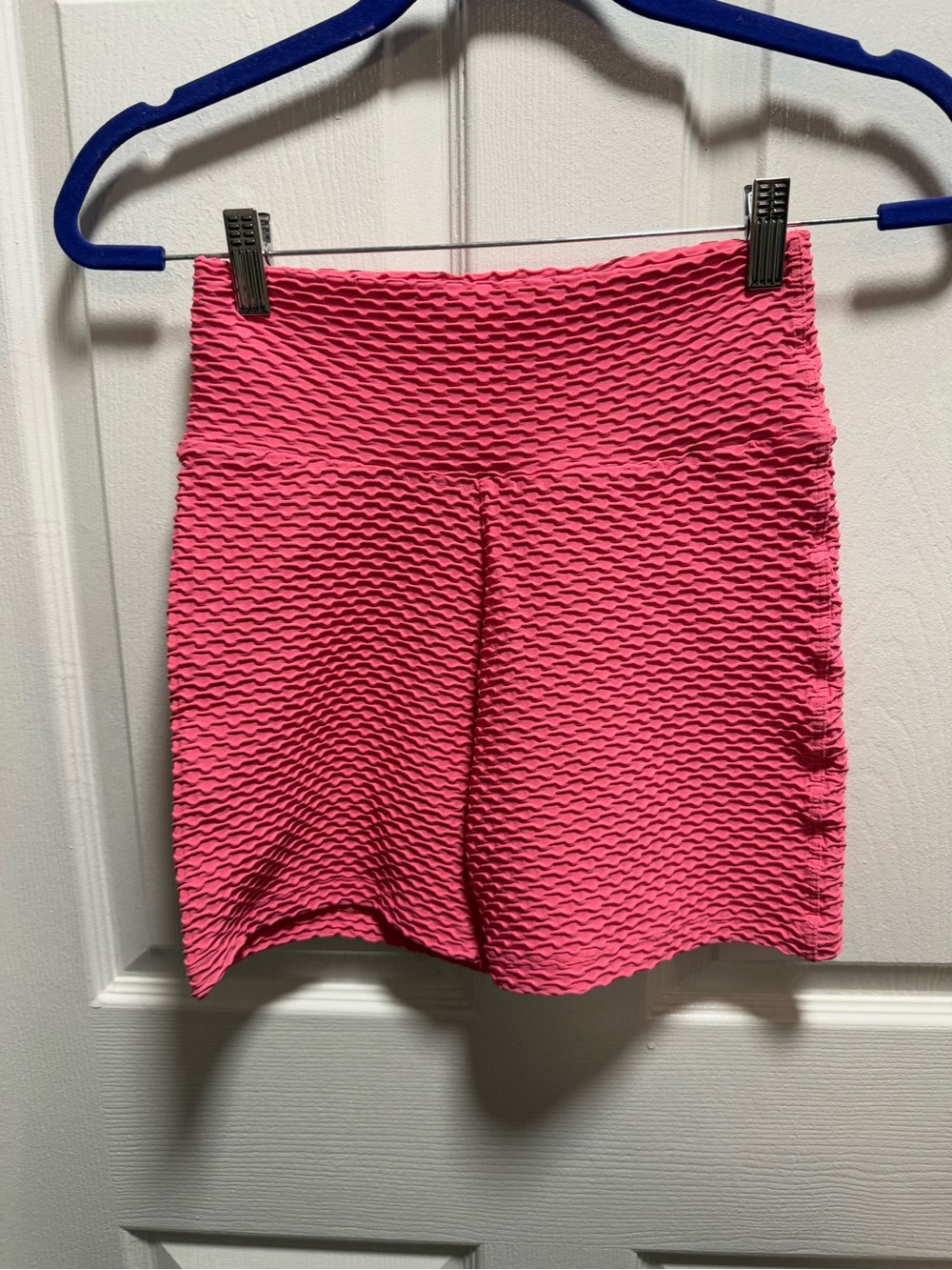 Booty by Brabants Pink Croco Textured Bike Shorts - Picture 2 of 5